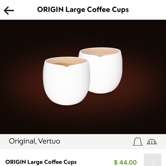 ORIGIN Large Coffee Cups
Set of 2 cups - 270ml - Picture 2 of 5